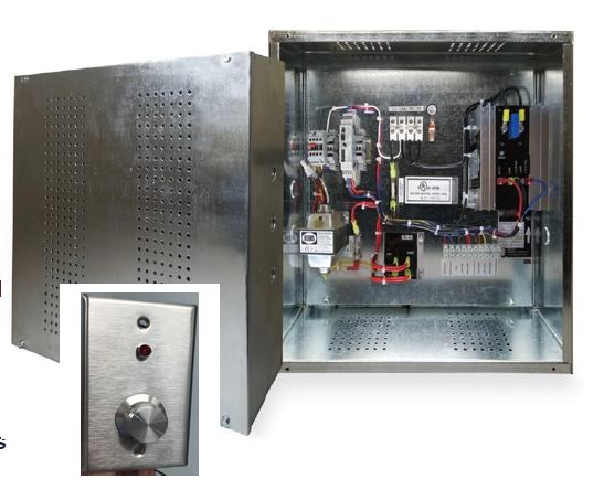 OMNIS 90A Control. BMS Ready w 0-10Vdc input, 120/208/240/277V. Incl. 4 Fused outputs, PSST-MAXTIM, Potentiometer