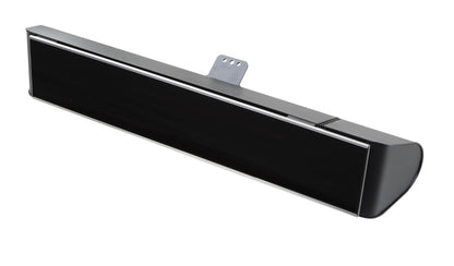Aura Decor Glass 1500W, 120V Black. 6 level Remote/Bluetooth - ADGLASS-15120B