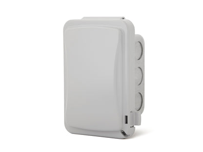 Infratech Single On Off Switch Flush Mount Gangbox 20 Amp Weatherproof