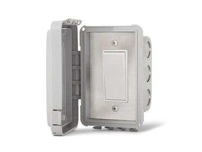 Infratech Single On Off Switch Flush Mount Gangbox 20 Amp Weatherproof