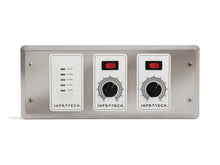 Infratech 30 4046 Solid State Control - 2 Zone Analog Control with Digital Timer - 4.5 x 12.25 x 2.5 in. - Gray Steel Color