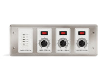 Infratech 30 4047 Solid State Control - 3 Zone Analog Control with Digital Timer - 4.5 x 14.1875 x 2.5 in. - Gray Steel Color