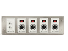 Infratech 30 4048 Solid State Control - 4 Zone Analog Control with Digital Timer - 4.5 x 18.75 x 2.5 in. - Gray Steel Color