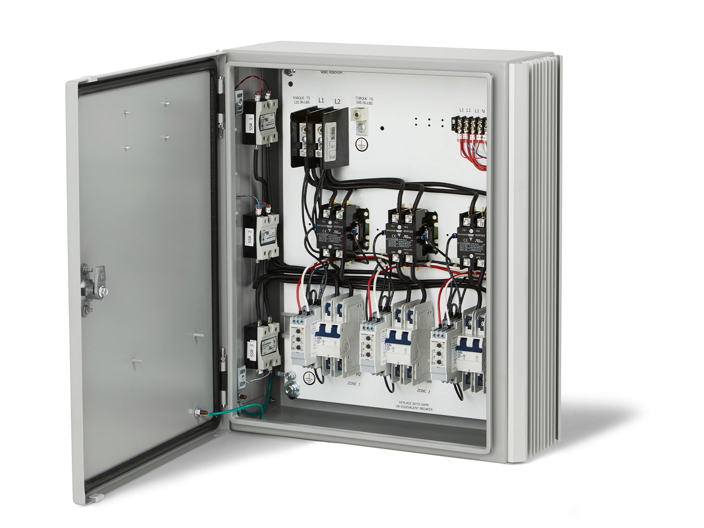 Infratech 30 4071 Universal Control Panel - 1 Relay Panel - 20 x 16 x 7 in. - Gray Steel Color