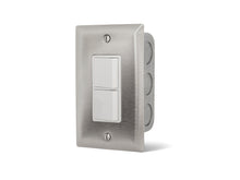 Infratech Single Duplex Flush Mount Switch with Wall Plate and Gang Box
