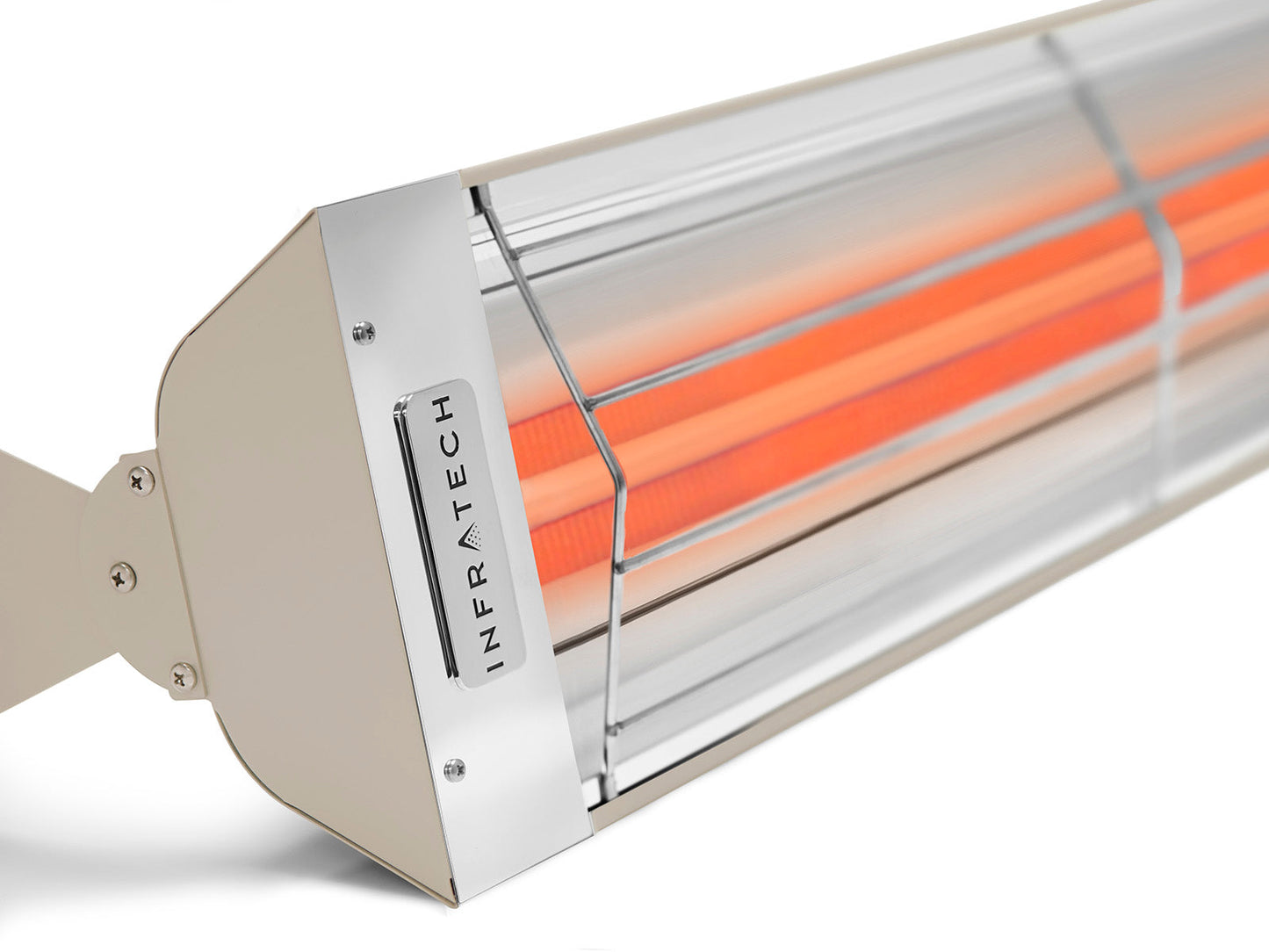 Infratech outdoor heater on a white background