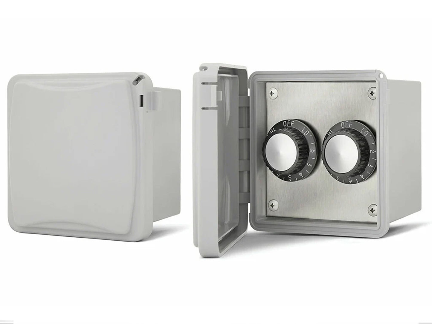 Infratech 240V Dual INF20 Surface Mount Gangbox Weatherproof