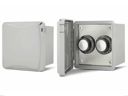 Infratech 240V Dual INF20 Surface Mount Gangbox Weatherproof