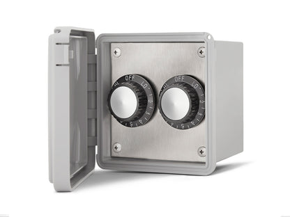Infratech 120V Dual INF10 Surface Mount Gangbox Weatherproof