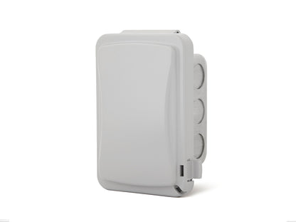 Infratech Single Duplex Switch Flush Mount Gangbox 20 Amp Weatherproof