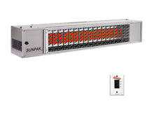 Sunpak S34S TSH 34,000 BTU Two-Stage Infrared Heater - Stainless Steel - Control Switch