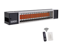 Sunpak - S34B TSR Black - 25,000 to 34,000 BTU 2-Stage Outdoor Heater with Remote