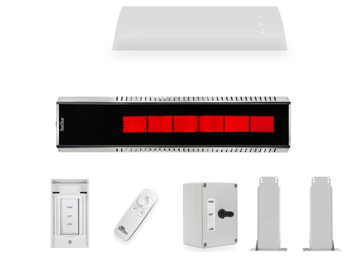 SunStar SGL Glass Series 35,000 BTU Marine Grade Patio Heater