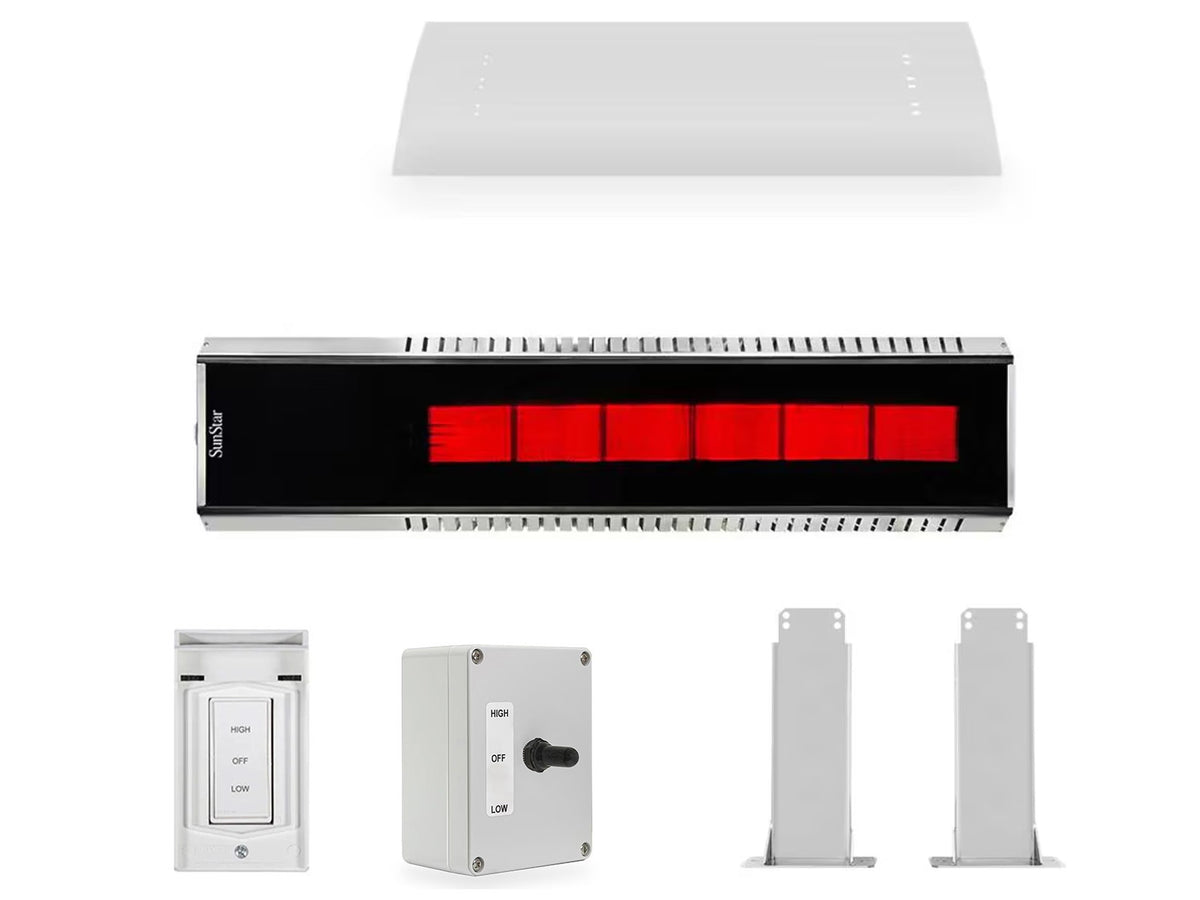 SunStar SGL Glass Series 35,000 BTU Marine Grade Patio Heater