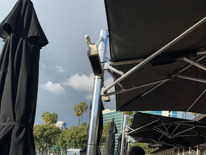 Solaira Electric Patio Heaters at the Yardhouse Long Beach, CA