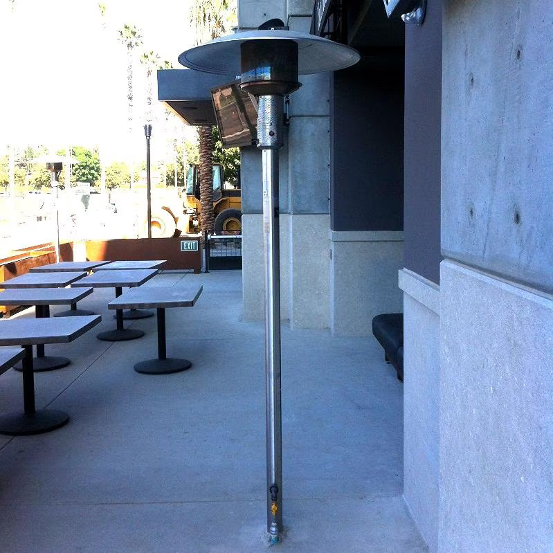Sunglo 50000 BTU Natural Gas PSA265 Post-Mount Outdoor Patio Heater