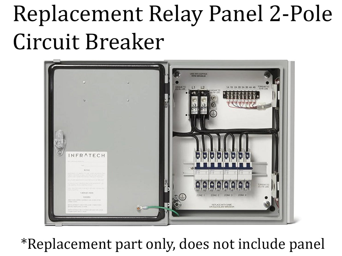 Infratech 10 Amp 2 Pole Circuit Breaker