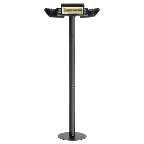 Solaira Malibu fixed location area heater 6000W, 208/240V Black, Ultra Low Light Candel MAL60240L1B