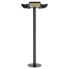 Solaira Malibu fixed location area heater 6000W, 208/240V Black, Ultra Low Light Candel MAL60240L1B
