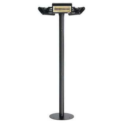 Solaira Malibu fixed location area heater 6000W, 208/240V Black, Ultra Low Light Candel MAL60240L1B