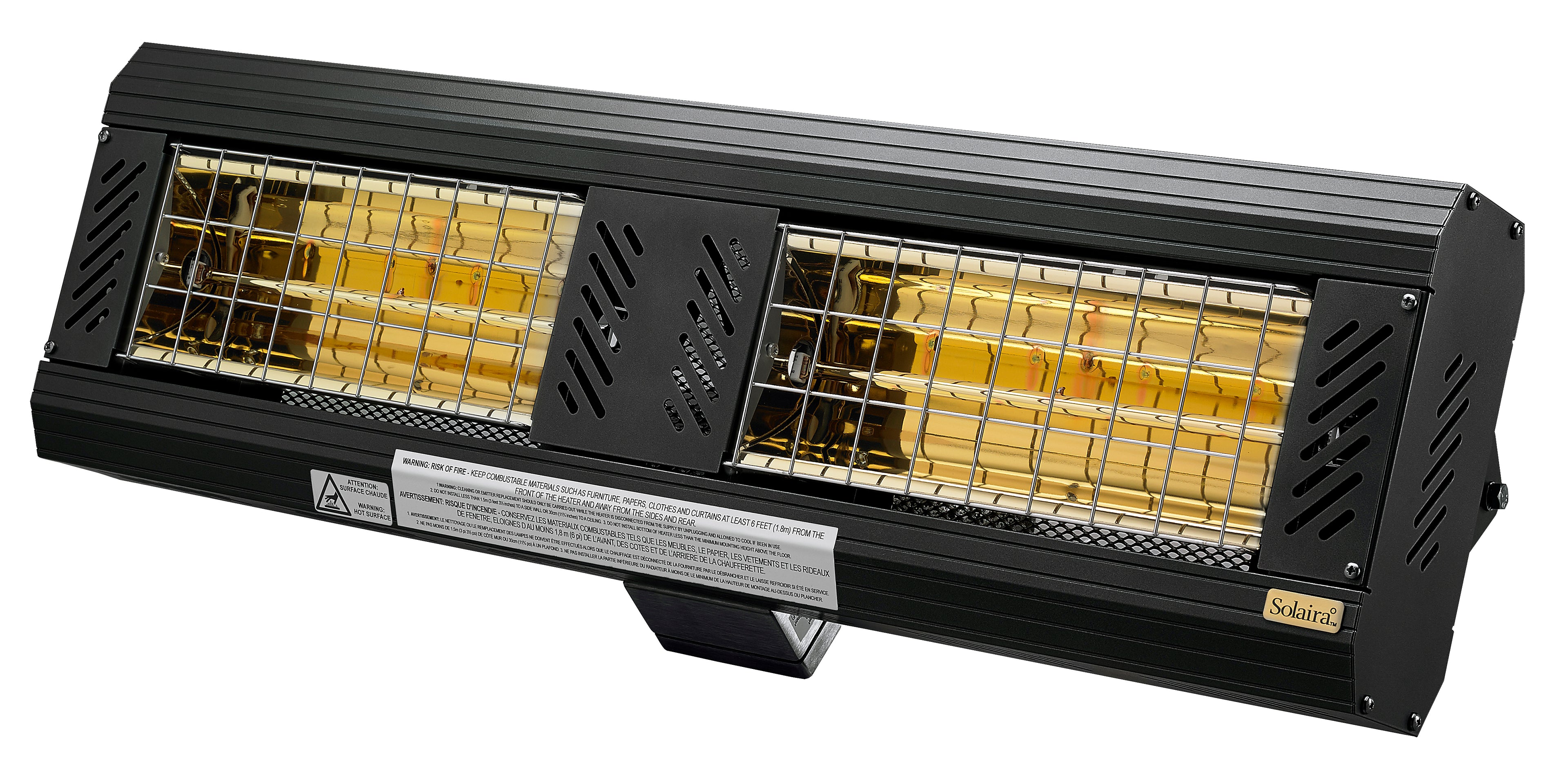 Solaira ICR Series H2 3000 Watt, 240V Patio Heater, Black